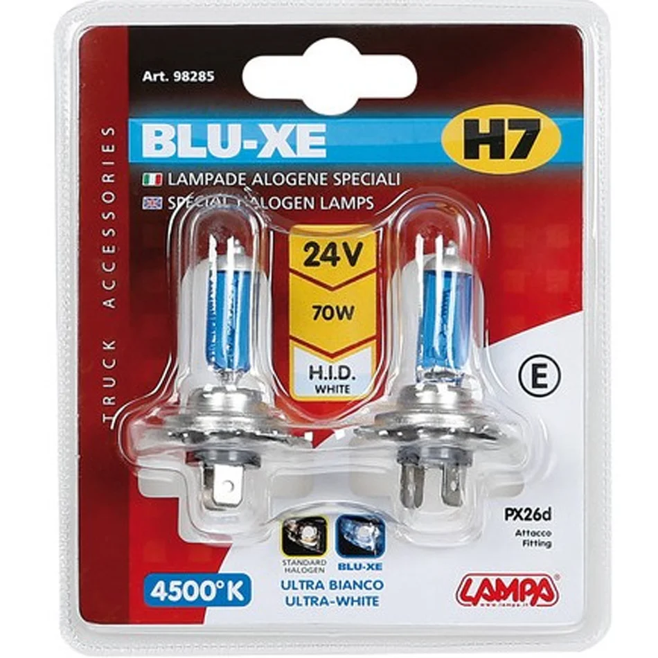 Paire d’ampoules Ultra-blanc Halogene blu-xe H7 70 W 24 V - Accessoires Outdoor pour Plus de Liberté de Mouvement - {'count': 1, 'name': '10000LM'}