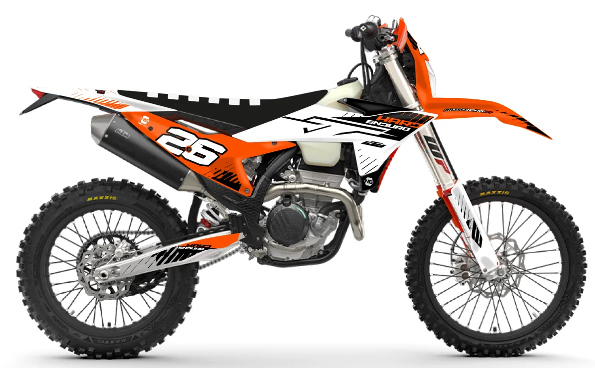 Kit déco NG KTM 125 / 250 / 300 / 350 / 450 / 500 Review EXC / EXCF / TPI 2026 | MT81 Hard Enduro 26 - Tout pour Créer des Expériences Mémorables en Extérieur