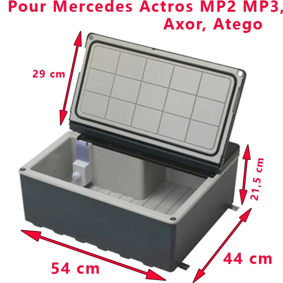 Réfrigérateur à compresseur 24V pour le Mercedes MP3 AFDB.fr MP2, Actros Axor Atego par Indel B - Accessoires Outdoor pour Plus de Liberté de Mouvement