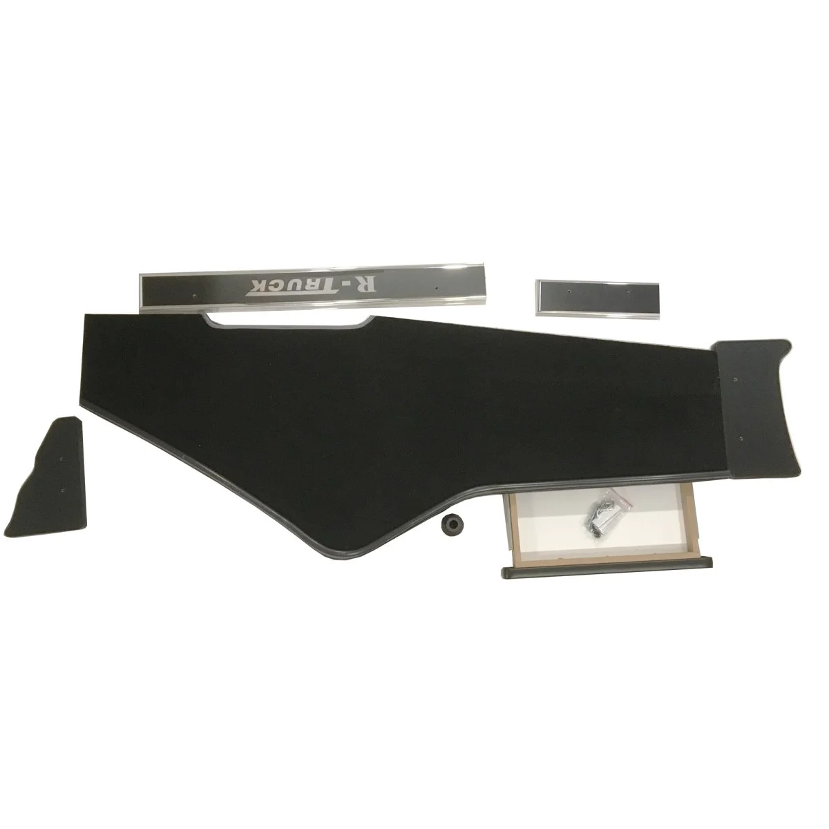 Tablette longue moquette noir avec tiroir Renault T – uniquement avec une adresse chez une société - Accessoires Outdoor pour Plus de Liberté de Mouvement - {'count': 1, 'name': 'Leroy'}