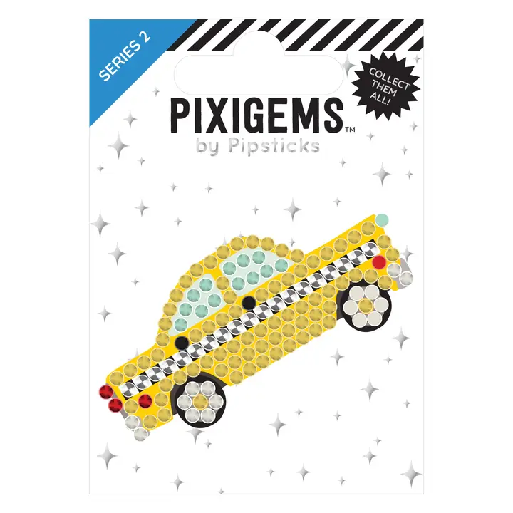 Sticker Pixigems Tony Taxi Cab - Organisation de la maison avec des solutions de rangement - home organiser organisation maison solution rangement