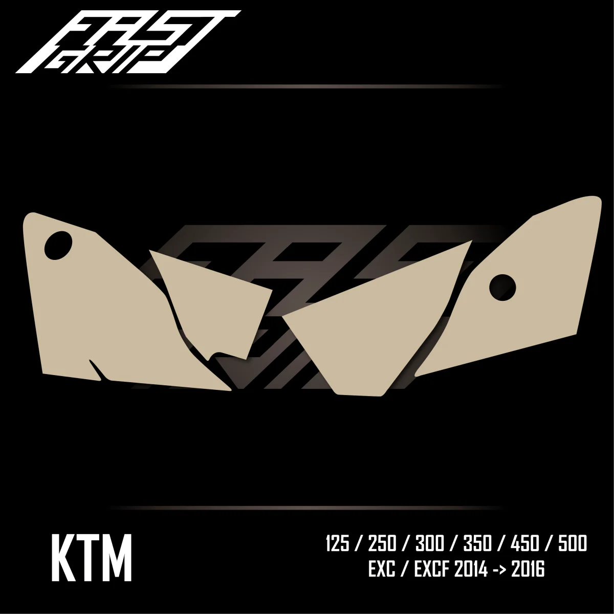 Kit autocollant protection plaques latérales KTM 125 / 250 / 300 / 350 / 450 / 500 EXC / EXCF / TPI 2014 -> 2016 FULL GRIP Transparent - Tout pour Créer des Expériences Mémorables en Extérieur Kit autocollant protection plaques latérales Honda 250 CRF 2025 -> 2027 /  450 CRF 2025 ->
