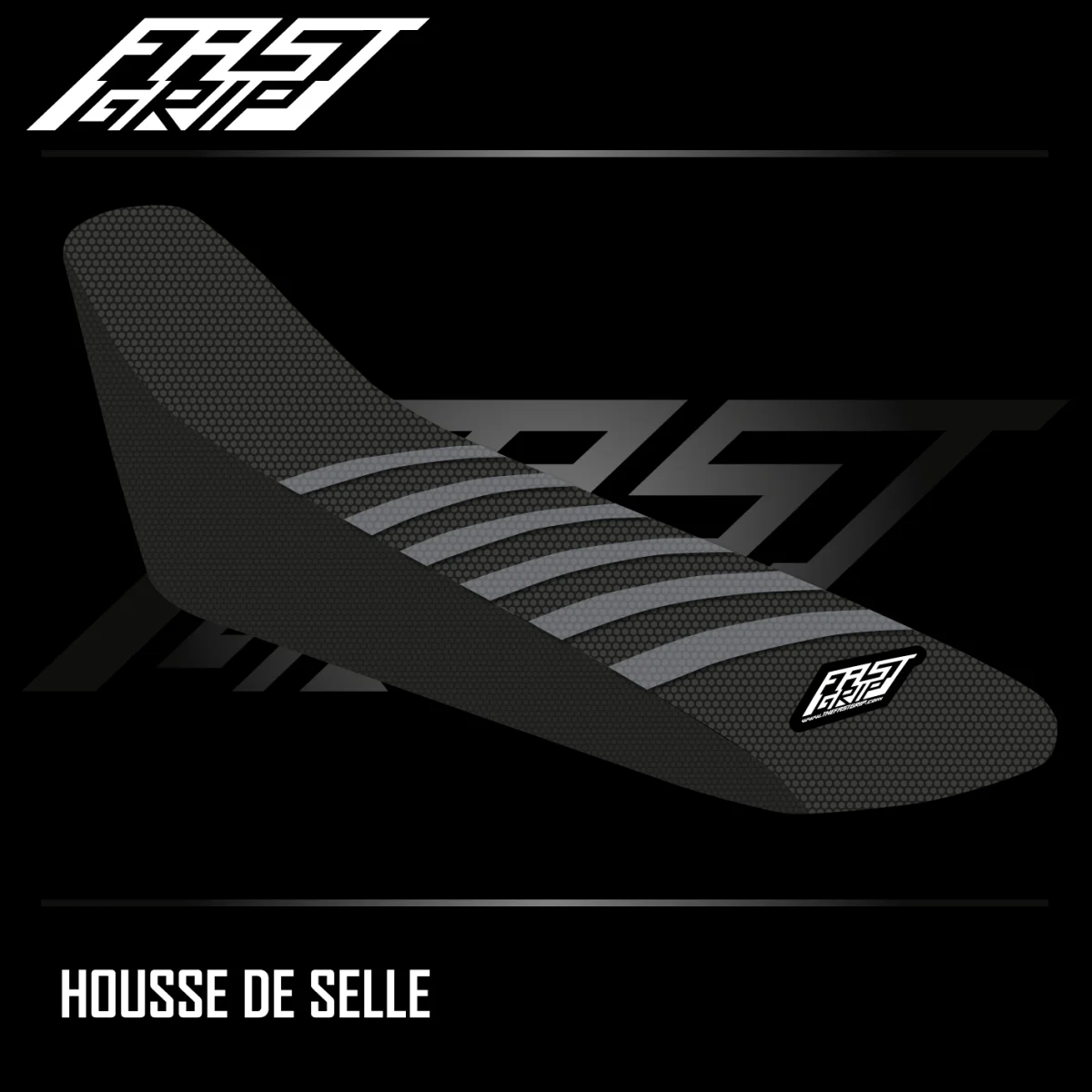 Housse selle FANTIC XX 2021 Noire Grise Expériences Mémorables Extérieur