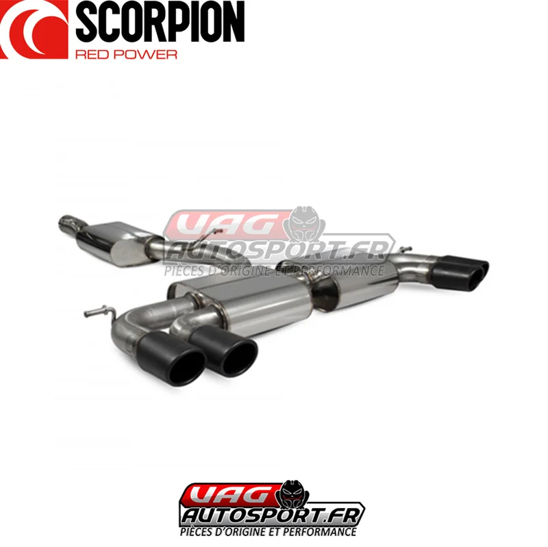 Demi ligne d’échappement inox VW Golf R MK7.5 Facelift – SVW055C – Scorpion - Saldi Straordinari – Offerte Speciali Disponibili Adesso Demi-ligne INOX 3" avec silencieux Predator et sorties Ascari - VW Golf Mk6  Gti 2.0 Tsi et Gti Edition 35 - SVW071CF - Scorpion — Vag Autosport