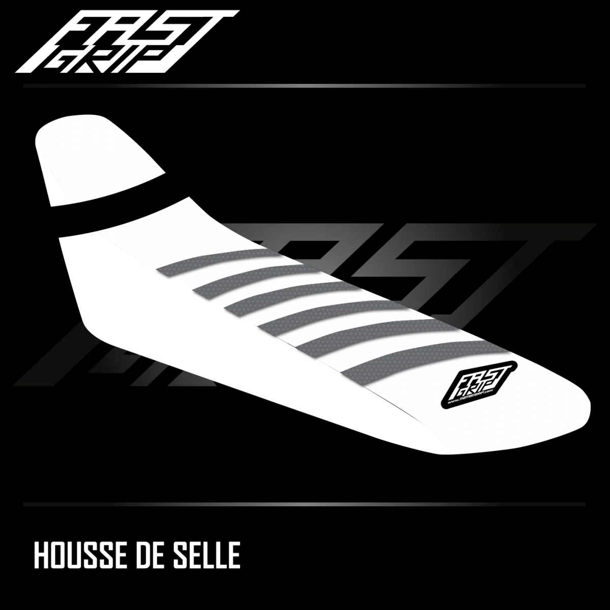 Housse de selle FANTIC 250 XXF 2025 -> 2026 / 450 XXF 2023 -> 2026 Blanche | Grise - Tout pour Créer des Expériences Mémorables en Extérieur - {'count': 1, 'name': '450'}