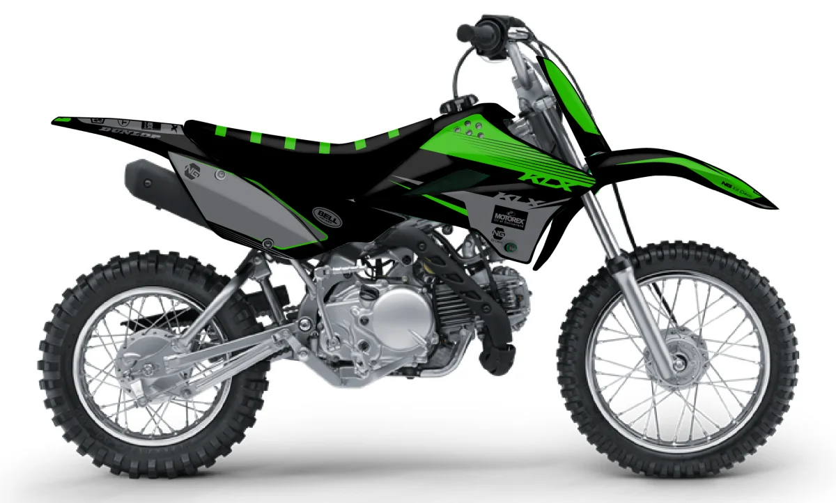 Kit déco NG Kawasaki 110 KLX 2010 -> 2026 | SB Séries - Tout pour Créer des Expériences Mémorables en Extérieur - {'count': 1, 'name': 'Raid'}