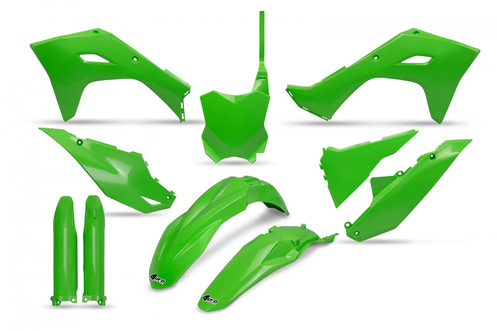 Plastique UFO Kawasaki KXF -> KXF -> Kit complet Expériences Mémorables Extérieur