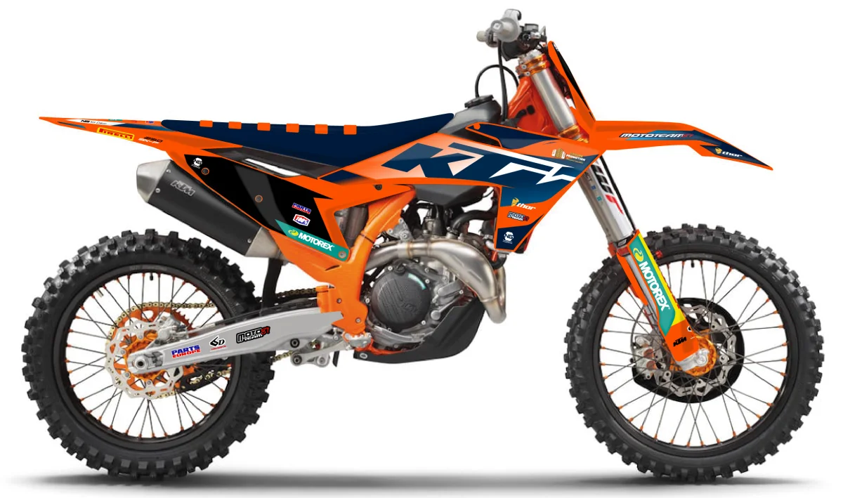 Kit déco NG KTM 125 / 250 / 300 / 450 SX / SXF 2023 Mer -> 2024 | Team VDL Motorsports 2025 - Tout pour Créer des Expériences Mémorables en Extérieur