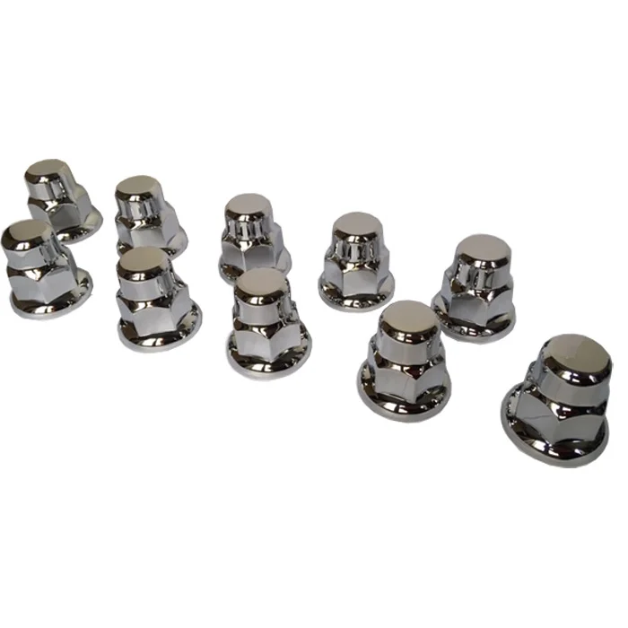 Lot de 10 cache-écrous chromé PVC - Accessoires Outdoor pour Plus de Liberté de Mouvement Mitigeur évier douchette LIVIO haut chromé-Lapeyre