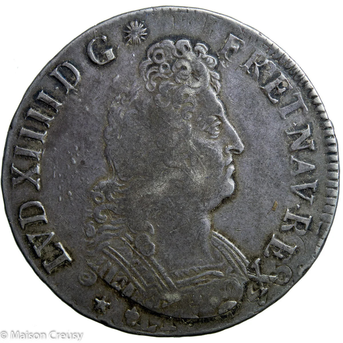 Louis XIV écu aux 8L 2eme type 1704 Montpellier - Vins Rouges Harmonieux pour Chaque Occasion Prix