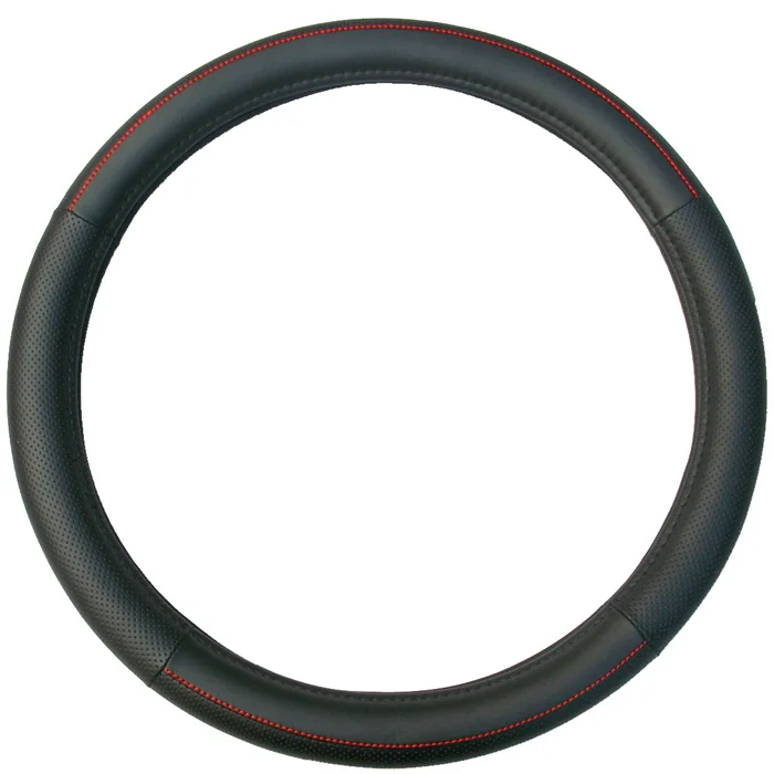 Couvre-volant extra large noir + surpiqure rouge - Accessoires Outdoor pour Plus de Liberté de Mouvement - {'count': 1, 'name': 'Décontractée'}