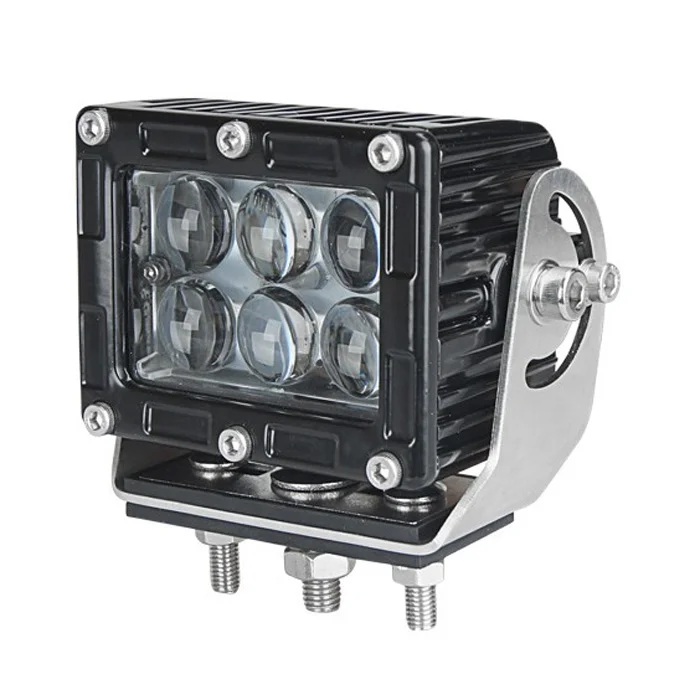 Lampe de travail carrée pro truck 6 led 12V/24V - Accessoires Outdoor pour Plus modes de Liberté de Mouvement