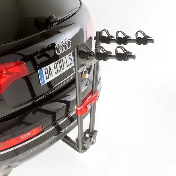 Porte-vélo 3 vélos suspendus sur attelage JUPITER 3 - Tout pour Créer des Expériences Mémorables en Extérieur Porte-vélos attelage suspendu Mottez Jupiter 1 vélo adapté VAE - Transport  vélo sur La Bécanerie