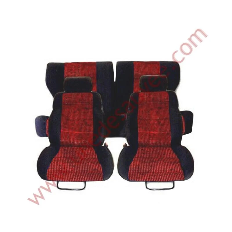 GARNITURES TISSU QUARTET ROUGE PEUGEOT GTI HABILLAGE COIFFE SELLERIE COMPLETE Saldi Straordinari Offerte Speciali Disponibili Adesso
