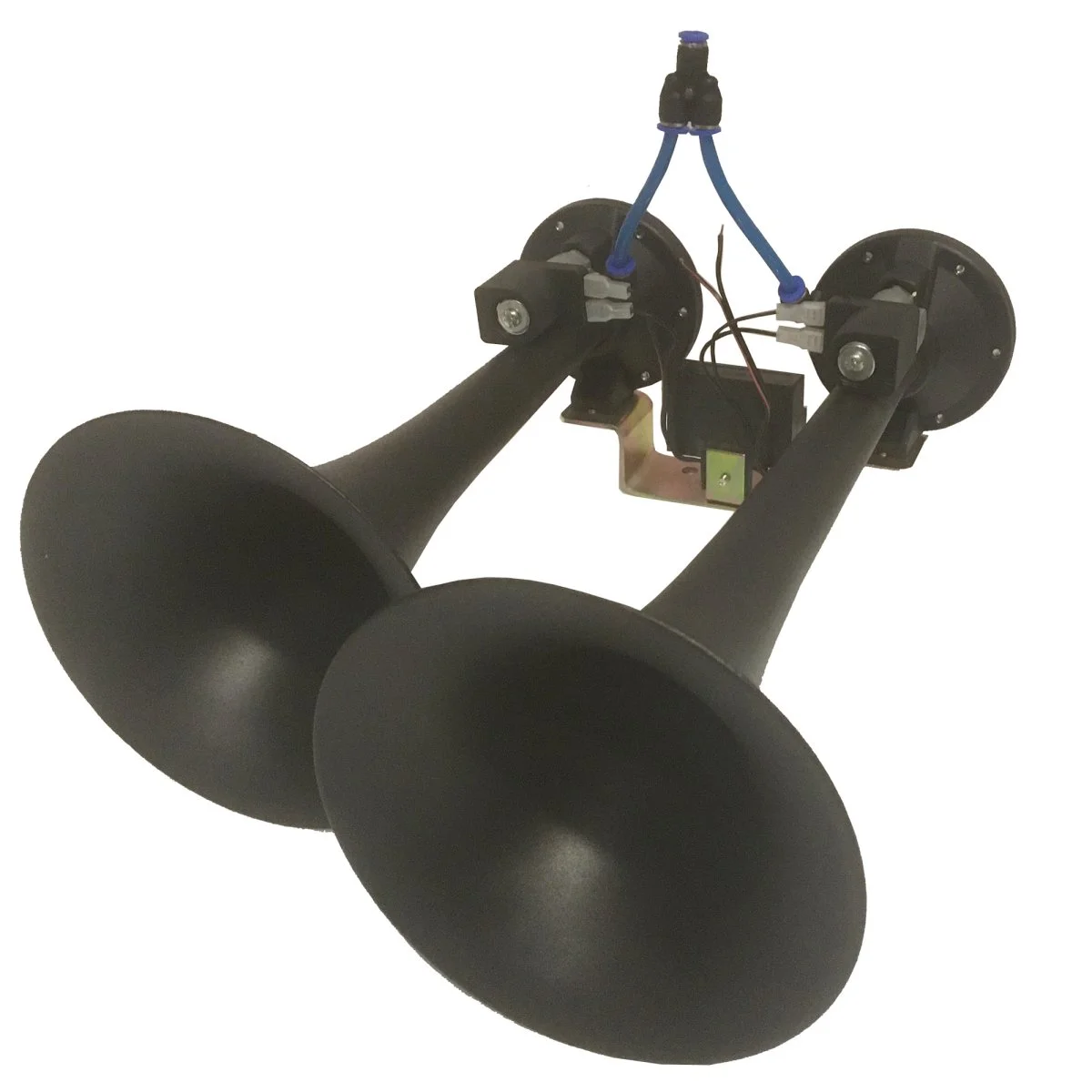 Klaxon TGV noir, branchement avec raccord rapide tons Ø 6mm - Accessoires Outdoor pour Plus de Liberté de Mouvement