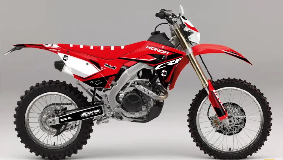 Kit NG Honda 250 CRF RX -> CRF RX -> STRIPE Séries Expériences Mémorables Extérieur