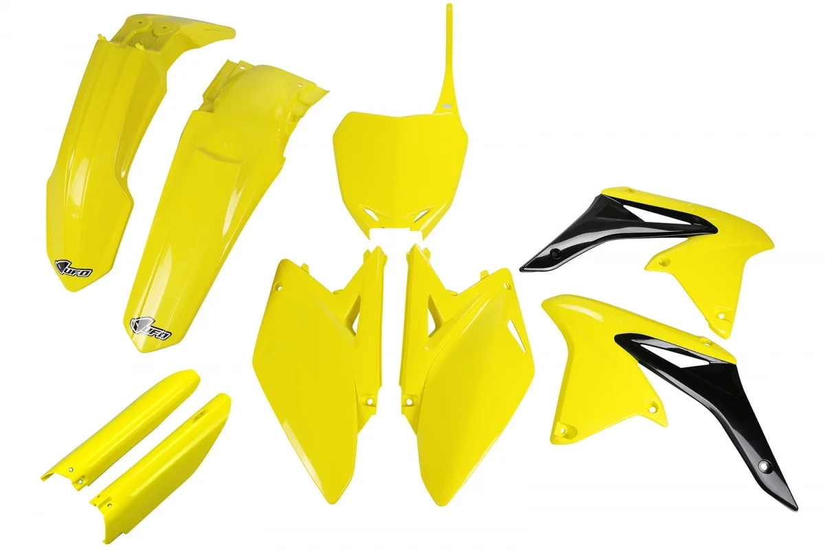 Plastique UFO Suzuki 250 RMZ 2010 -> 2018 Kit complet - Tout pour Créer des Expériences Mémorables en Extérieur - {'count': 1, 'name': '2009'}