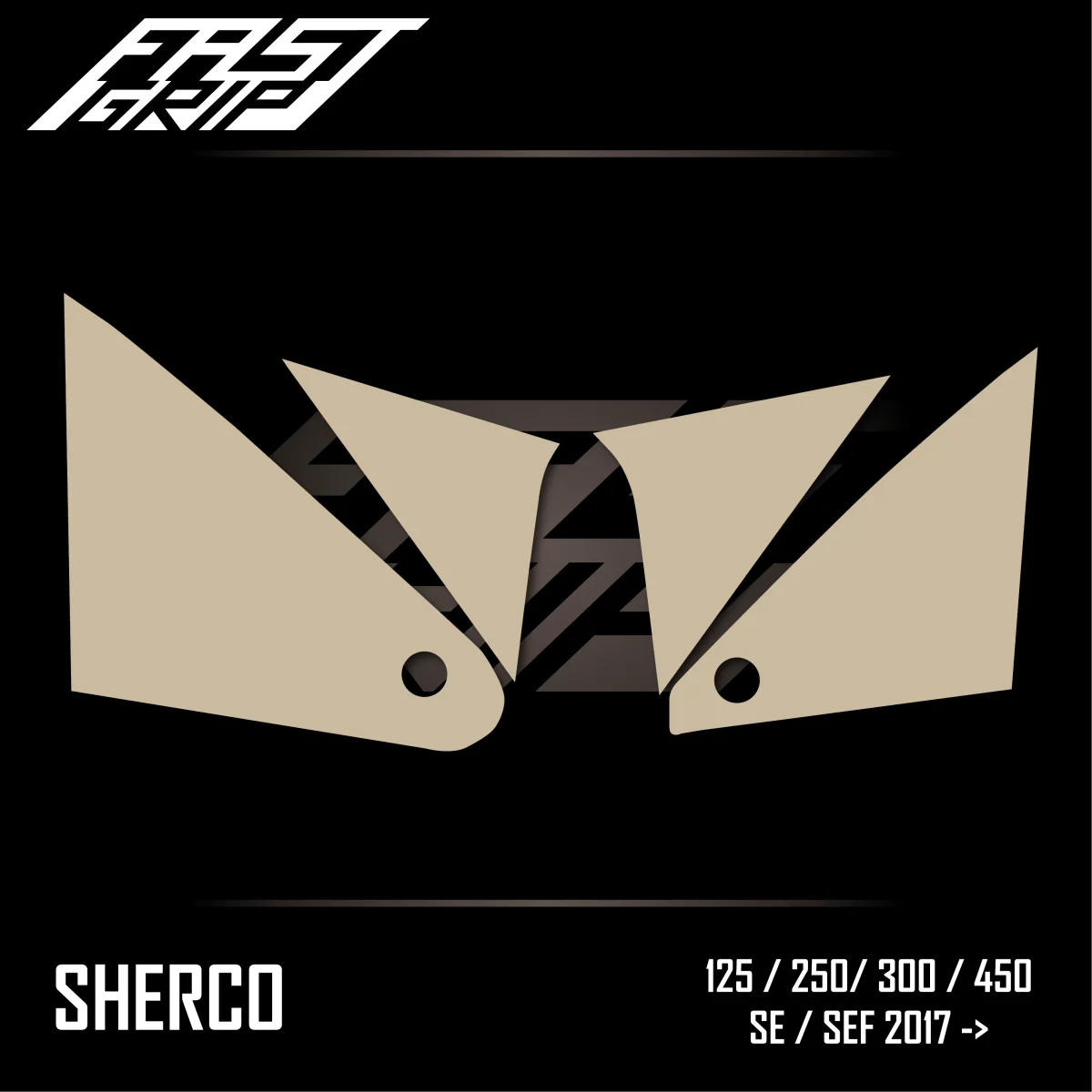 Kit autocollant protection plaques latérales Sherco 125 / 250 / 300 / 350 / 450 SE / SEF 2017 -> 2024 FULL GRIP Transparent - Tout pour Créer des Expériences Mémorables en Extérieur - {'count': 1, 'name': 'KIT'}