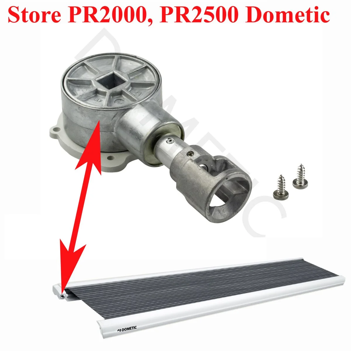 Dometic, engrenage pour les stores SUZUKI KIT PR2000 DUCATO, MALIBU PR2000, PR2000, PR2500 - Accessoires Outdoor pour Plus de Liberté de Mouvement