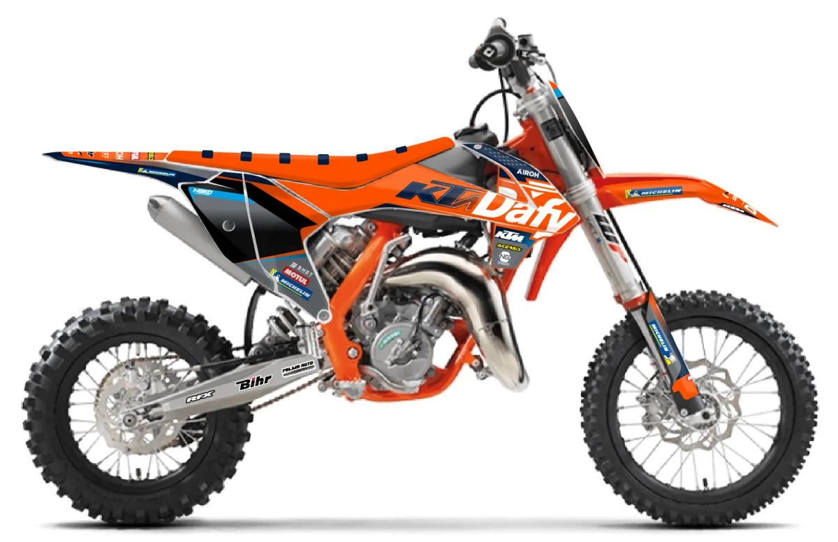 Kit déco NG KTM 65 SX 2016 -> 2023 | SUPER DAFY Team 2025 - Tout pour Créer des Expériences Mémorables en Extérieur