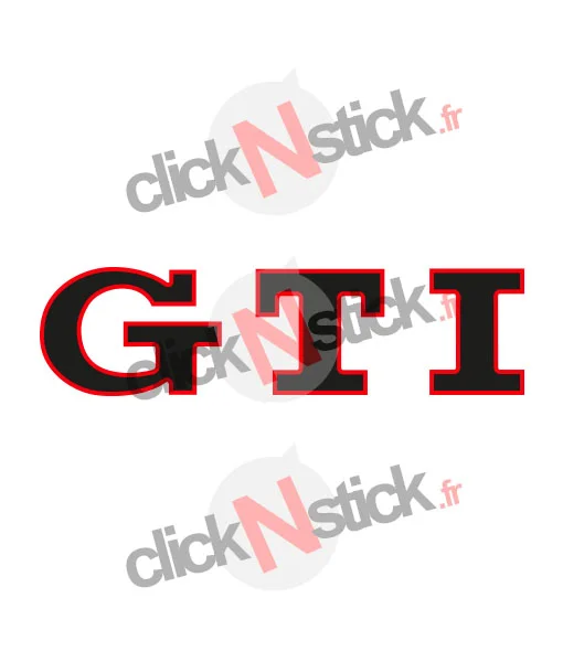 Logo de calandre Golf 6 GTI 2 couleurs - Vins Rouges Harmonieux pour Chaque Occasion Insigne de calandre pour Golf 3 GTI type origine - Équipement auto