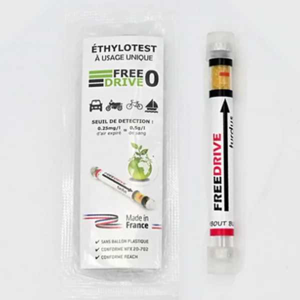 Ethylotest à usage unique sans ballon plastique - Vins Rouges Harmonieux pour Chaque Occasion - {'count': 1, 'name': 'plastique'}