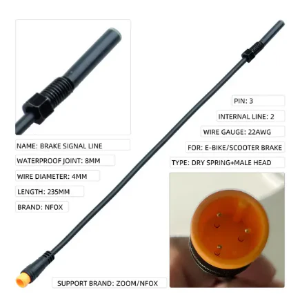 Contacteur de frein 3 pin orange - Des Équipements Pensés pour Profiter de Chaque Instant Dehors 11162