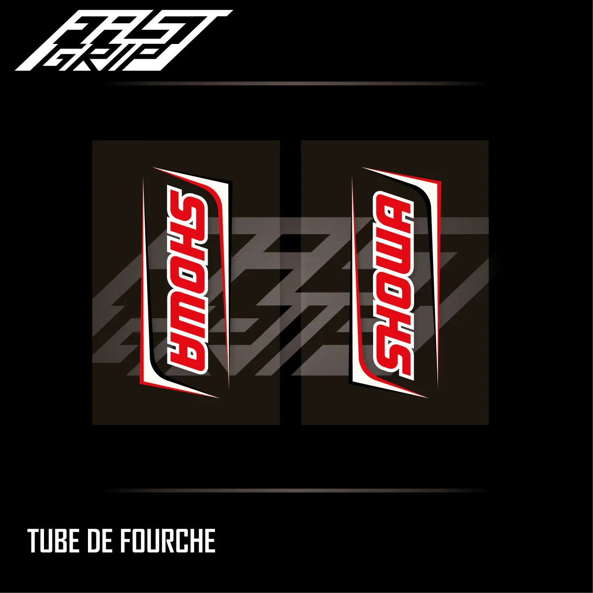 Kit autocollant tube de fourche SHOWA fond transparent - Tout pour Créer des Expériences Mémorables en Extérieur - {'count': 1, 'name': 'choix'}