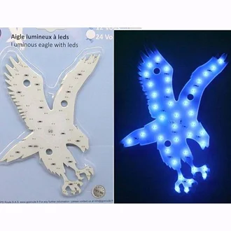 Décoration Aigle à leds salon bleu 12 V - Accessoires Outdoor pour Plus de Liberté de Mouvement