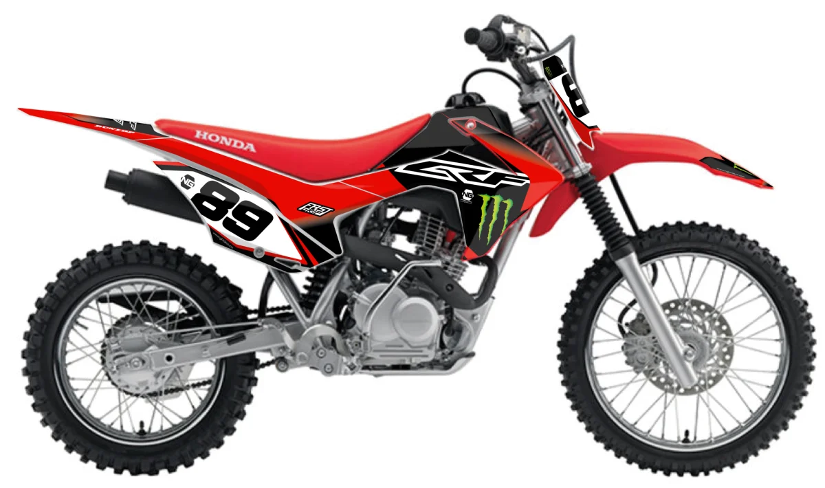 Kit déco NG Honda 125 CRF 2013 -> 2018 | DRAG Séries - Tout pour Créer des Expériences UFO Mémorables en Extérieur