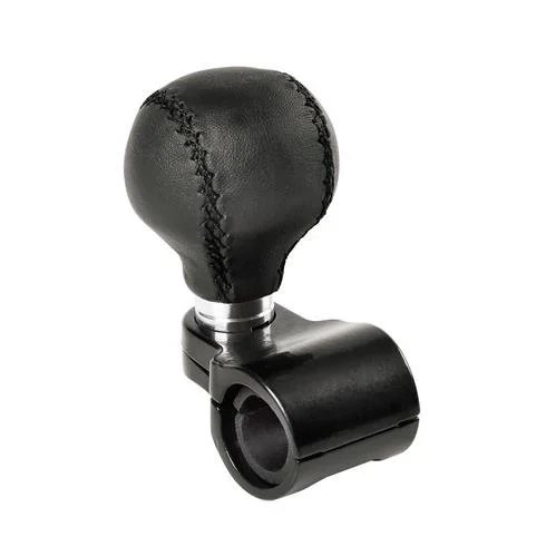 Boule de volant – Poignée à fixer sur le volant en cuir noir - Accessoires Outdoor pour Plus de Liberté de Mouvement bateau