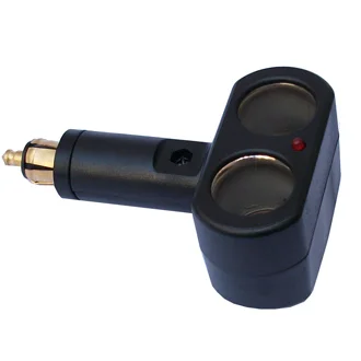 Double prise allume-cigare en T DIN 24 V maxi 15 A - Accessoires Outdoor pour Plus de Liberté de Mouvement - {'count': 1, 'name': 'EM'}