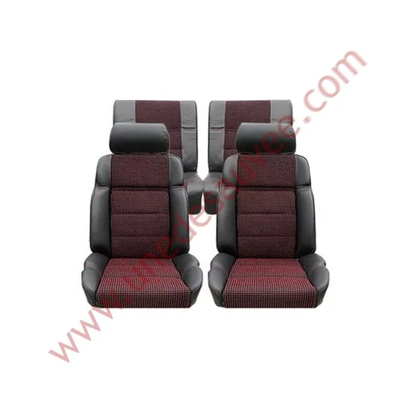 GARNITURES DE SIÈGES TOUS TISSU QUARTET ROUGE PEUGEOT 205 CTI CABRIOLET HABILLAGE – COIFFES – SELLERIE kit COMPLETE - Saldi Straordinari – Offerte Speciali Disponibili Adesso