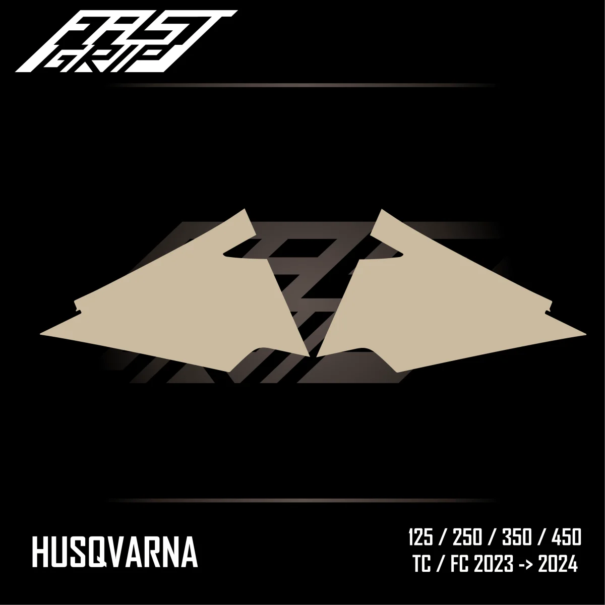 Kit protection ouïes radiateur Husqvarna 250 /450 TC FC SOFT Transparent Expériences Mémorables Extérieur