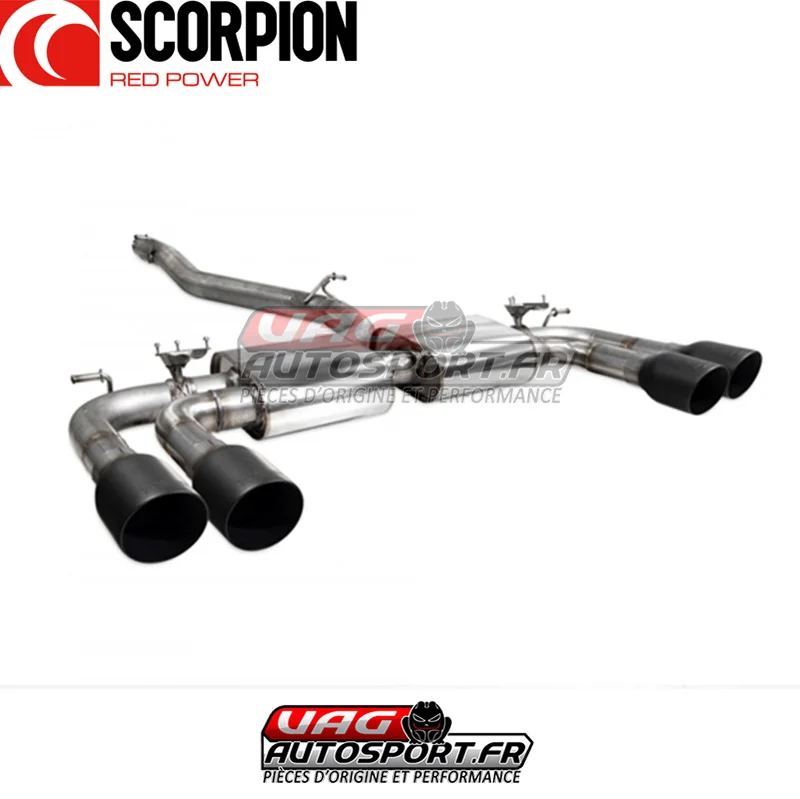 Demi-ligne d’échappement avec suppression d’intermédiaire et avec valves électroniques – Audi S3 8V2 – 2.0 TSI EA888.3 – SAUS096C – Scorpion - Saldi Straordinari – Offerte Speciali Disponibili Adesso SCORPION EXHAUSTS - Exhaust Valve Delete Module -