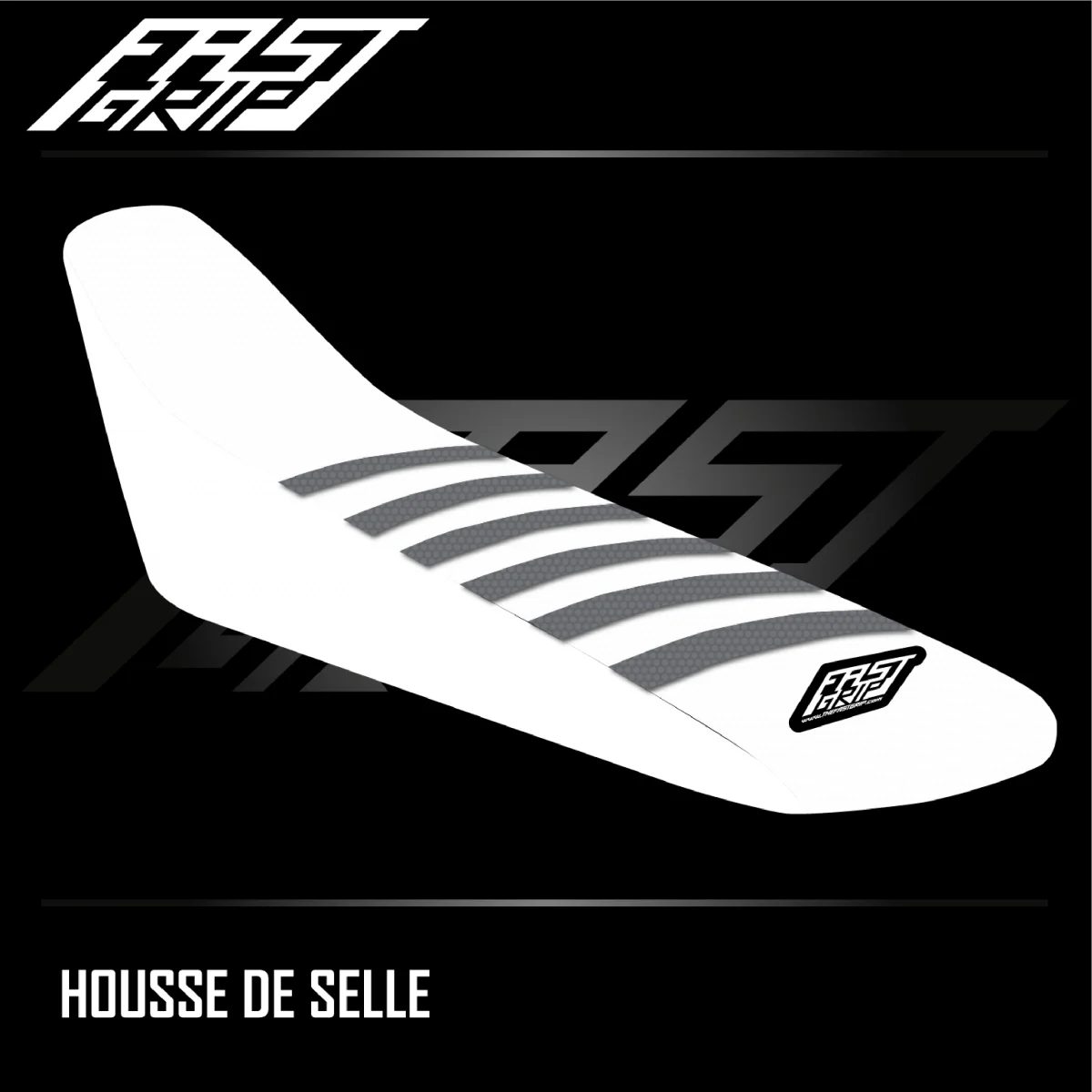 Housse de selle Fantic 125 / 250 XE 2025 -> 2026 Blanche | Grise - Tout pour Créer des Expériences Mémorables en Extérieur - {'count': 2, 'name': 'Top'}
