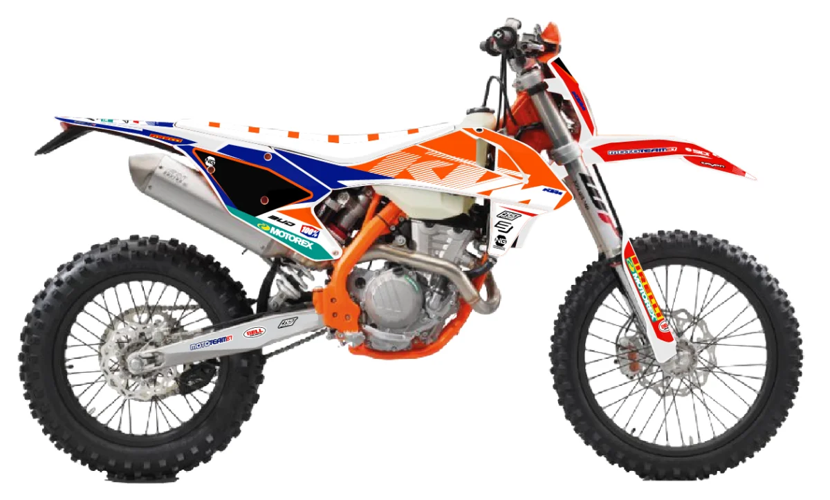 Kit déco NG KTM 125 / 250 / 300 / 350 / 450 / 500 EXC / EXCF / TPI 2017 -> 2019 | PATRIOT Séries - Tout Sport pour Créer des Expériences Mémorables en Extérieur