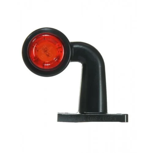 Feu de gabarit coudé rouge et blanc 6 led 12/24V - Accessoires Outdoor pour Plus de Liberté de Mouvement Feu de gabarit latéral pour camion ou remorque 12-24V | leonleds