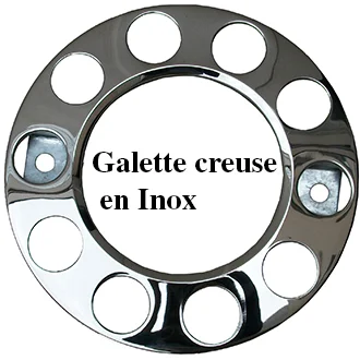 Galette inox roue pouces Accessoires Outdoor Liberté Mouvement
