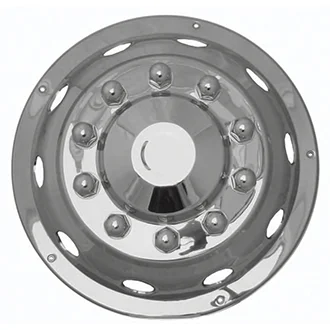 Paire d’enjoliveurs 22,5 pouces avant en inox - Accessoires Outdoor pour Plus de Liberté de Mouvement Rosace