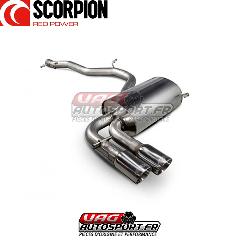 Cat inox intermédiaire AUDI S3 8P TFSI QUATTRO SAUS074 Scorpion Saldi Straordinari Offerte Speciali Disponibili Adesso