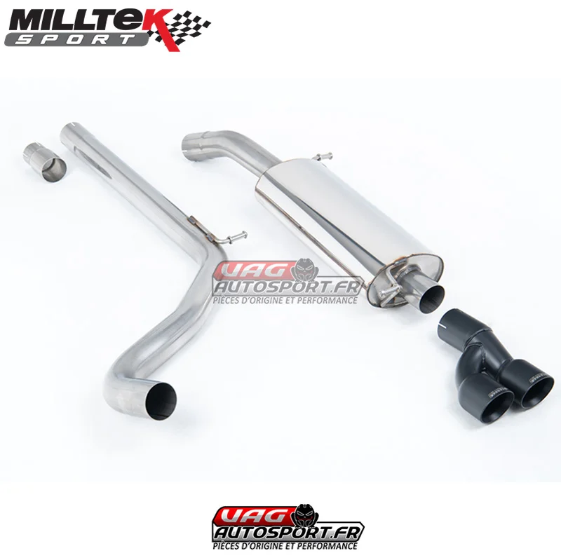 Demi-ligne (CatBack) – Sans silencieux intermédiaire – Sorties Twin GT80 Cerakote Black – VW Polo R WRC – (2013 – 2014) – SSXVW305 – Milltek - Saldi Straordinari – Offerte Speciali Disponibili Adesso - {'count': 2, 'name': 'S3'}