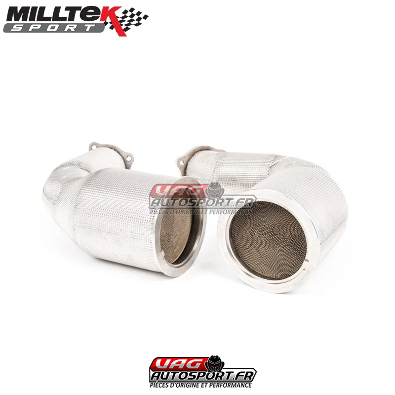 Descentes de Turbo avec catalyseurs Sport 200 CPSI HJS et protections thermiques – 2.9 TFSI – SSXAU815 – Milltek - Saldi Straordinari – Offerte Speciali Disponibili Adesso MILLTEK SSXAU959 en vente | UltraPerformance