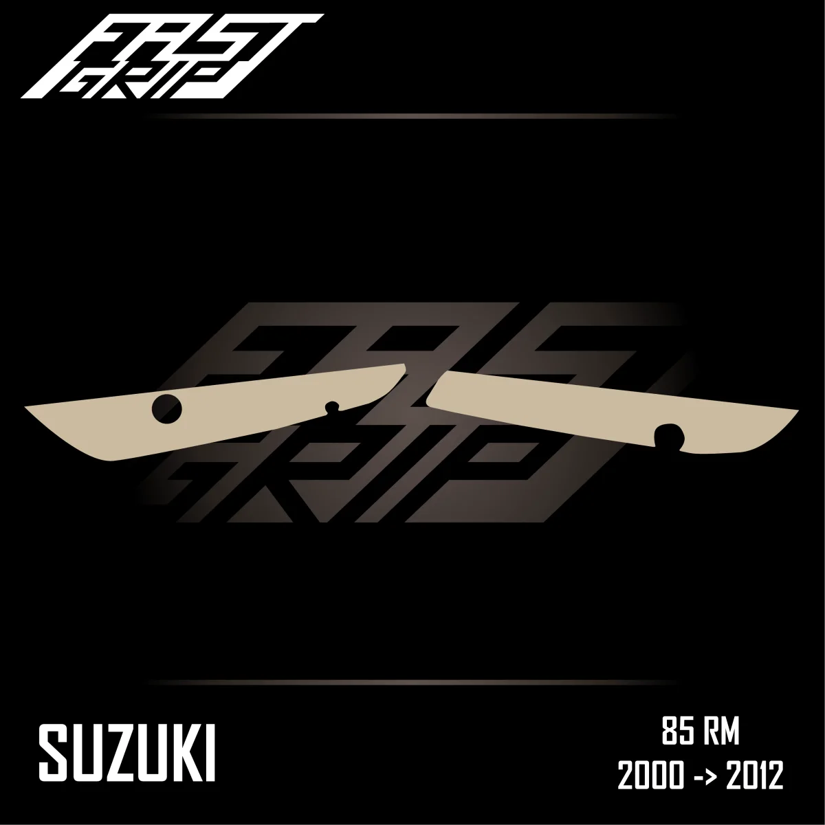 Kit autocollant protection plaques latérales SUZUKI 85 RM 2000 -> 2012 SOFT Guards GRIP Transparent - Tout pour Créer des Expériences Mémorables en Extérieur