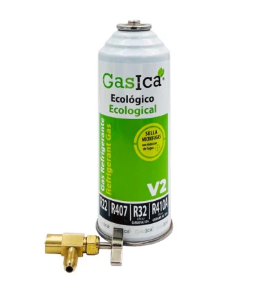 Gas refrigerante GASICA V2 - R22-R32-R407-R290-R410A + llave de servicio - Accessoires Électroménagers en Promotion : Tout pour Repjul Votre Maison à Moins Cher !