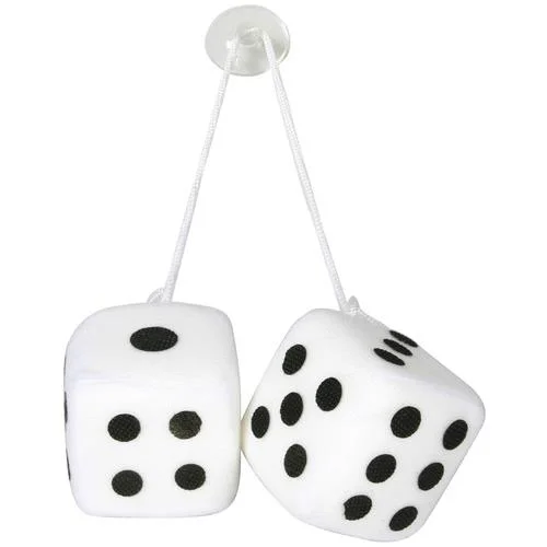 Dès de fortune couleur Blanc ou Noir pour pare-brise - Accessoires Outdoor pour Plus de Liberté Vent de Mouvement