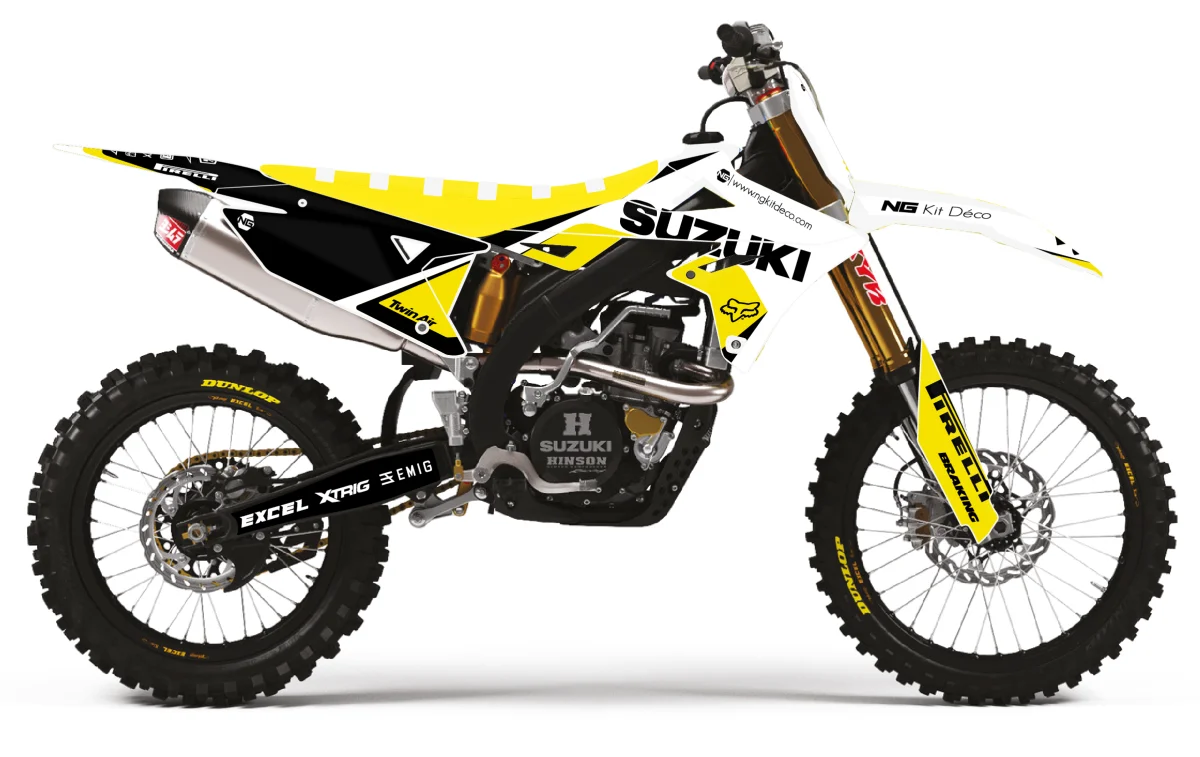 Kit déco NG Suzuki 250 RMZ 2019 -> 2026 / 450 RMZ 2018 -> 2026 | MERCURE Séries - Tout pour Créer des Expériences Mémorables en Extérieur - {'count': 2, 'name': 'Wheels'}