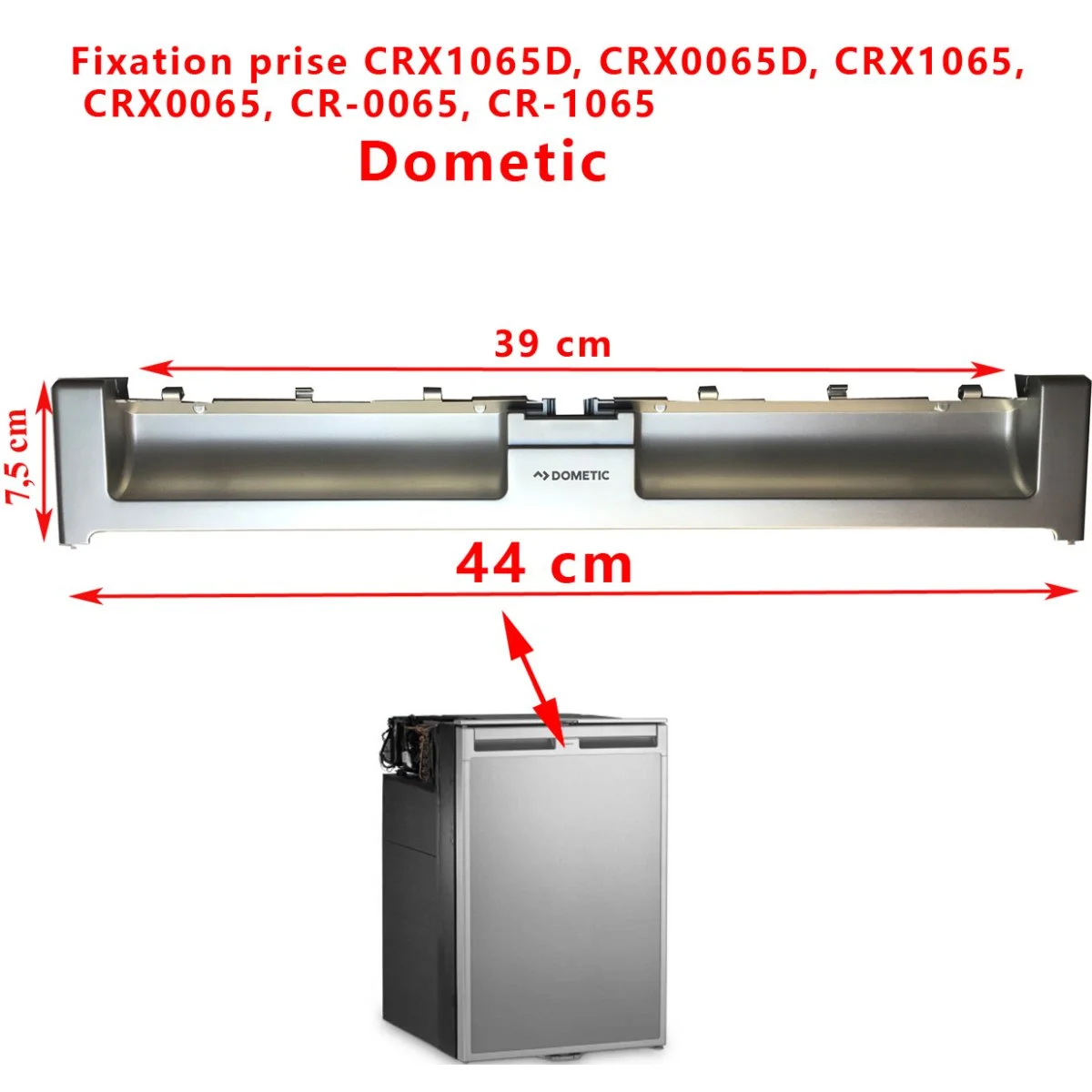Poignée partie fixation prise CRX1065D CRX0065D CRX1065 CRX0065 Dometic DISPONIBLE JUIN Accessoires Outdoor Liberté Mouvement