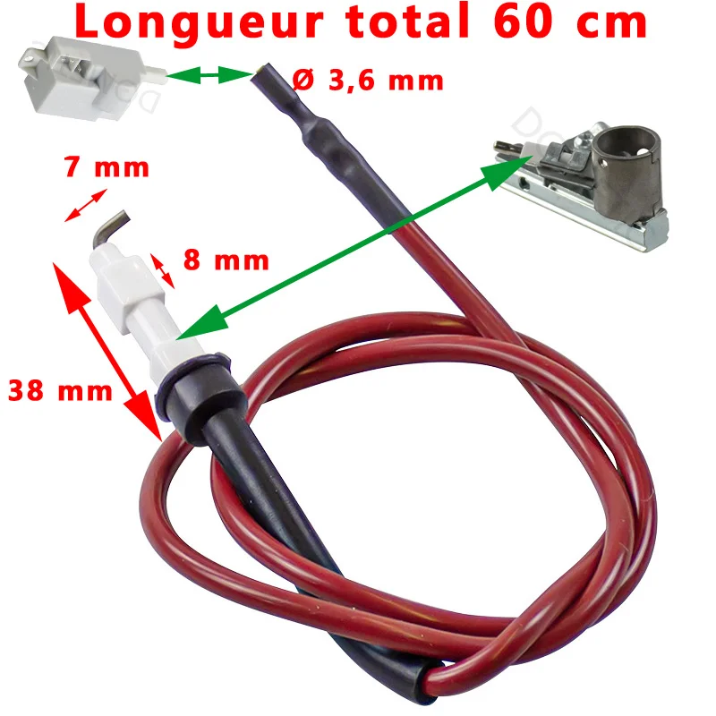 Cable allumeur complet pour RM de Dometic Electrolux - Accessoires RML Outdoor pour Plus de Liberté de Mouvement