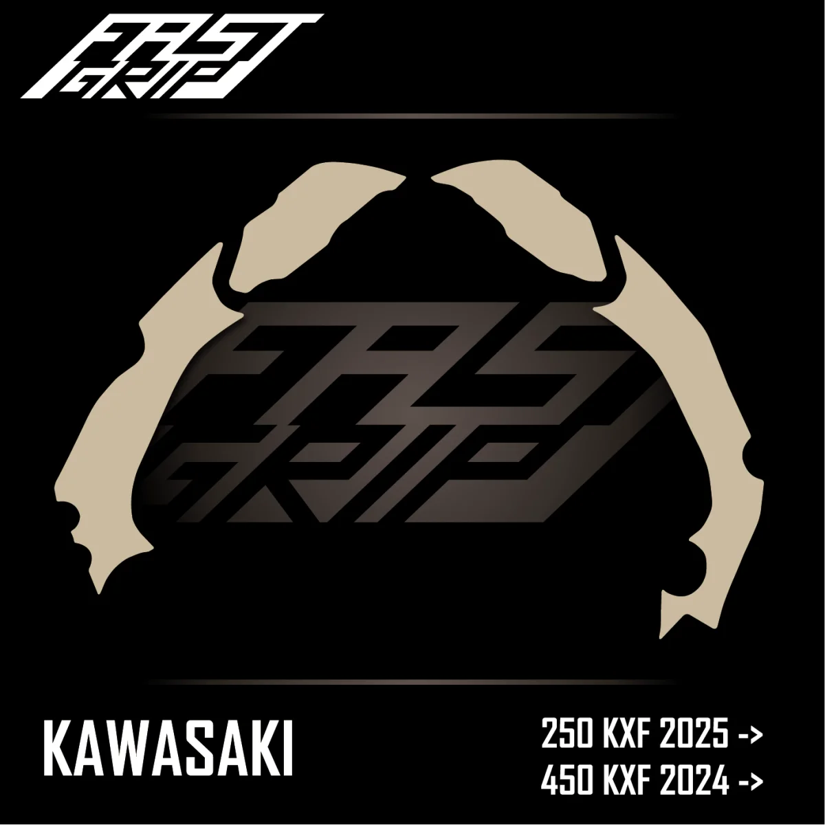 Kit autocollant protection cadre Kawasaki 250 KXF 2025 -> 2026 / 450 KXF 2024 -> 2026 FULL GRIP Transparent - Tout pour Créer des Expériences Mémorables en Extérieur - {'count': 1, 'name': 'FRAME'}
